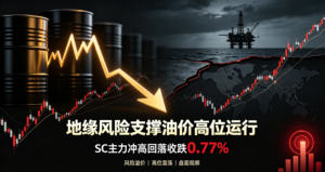 地缘风险支撑油价高位运行，SC主力冲高回落收跌0.77%